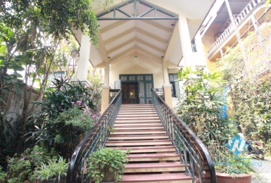 Beautiful house with big garden and lake view for lease in  Tay Ho District